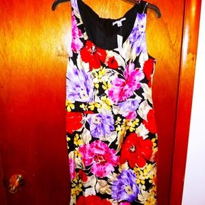 Sleeveless Flower Dress